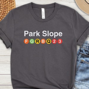 Koszulka Park Slope | Koszulka NYC Subway | Koszulka New York City | Koszulka New Yorker | Koszulka NYC | Koszulka Brooklyn | Prezent dla miłośnika Nowego Jorku