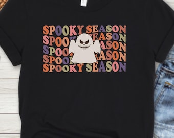 Spooky Season Halloween Graphic Tee Shirt | Cute Halloween Shirt | Fall Clothing | Spooky T-Shirt | Unisex Jersey Short Sleeve Tee