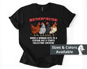 Henopauze Chicken Humor Farm Pluimvee Collector-sweater | Grappig shirt cadeau kip dame | Backyard Chickens menopauze parodie hoodie