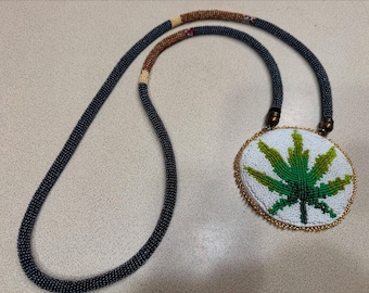 Custom Beaded Medallion (Medium Size)
