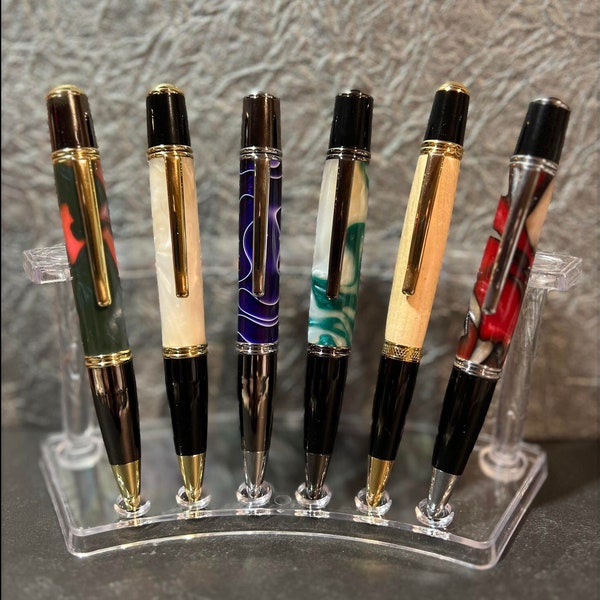 Hand-Turned Gatsby Pen - Exquisite Craftsmanship, Multiple Designs, with Gift Box