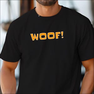 Gay Bear T-Shirt, Woof Shirt, Funny Bear Pride Tee, LGBTQ Apparel, Woof Gay Shirt, Bear Community Shirt, Queer Humor Gift, Pride Clothing