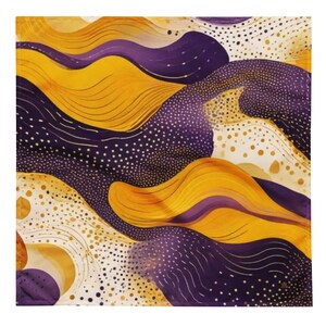 Nonbinary Camo All-Over Print Bandana, Polyester LGBTQ Gift