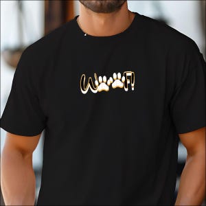 Gay Bear Pride T-Shirt: Woof Bear Paws LGBTQ+ Tee