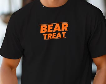 Gay Bear Shirt, Bear Treat typography design, Daddy Gift, LGBTQ Pride Cotton Tee