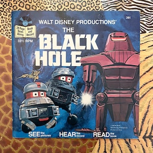 Vintage Disney&#39;s The Black Hole Book & Record