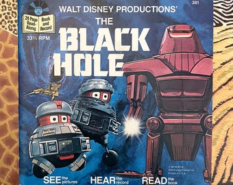 Vintage Disney's The Black Hole Book & Record