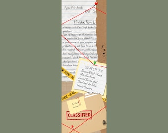 A Good Girl's Guide To Murder Inspired Bookmark | Bookish / Bookworm Gift | Handmade Digital Art
