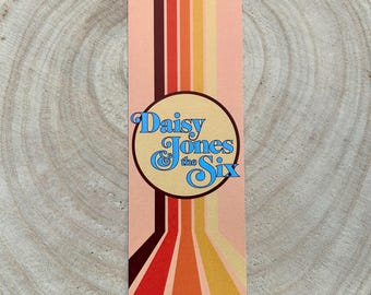 Daisy Jones and The Six Bookmark | Daisy Jones and The Six Inspired Design | Bookish / Bookworm Gift | Handmade Digital Art