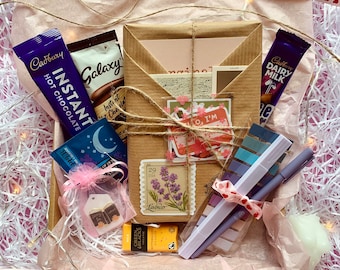 Blind Date With A Book Box | Personalised Book Gift Box | Book Lover Gift | Custom Book Box UK | Annotated Reading Kit | Marginalia Book Box