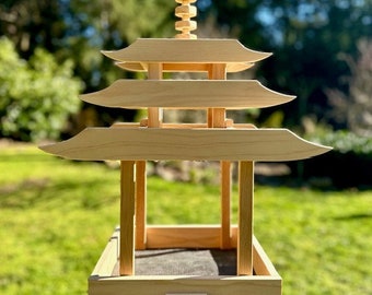 Grand Pagoda XL Asian Style Platform Bird Feeder