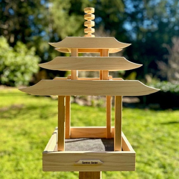 Grand Pagoda XL Asian Style Platform Bird Feeder