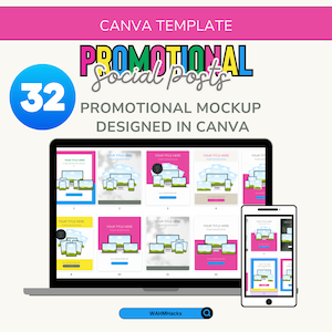 Canva Mockups, Canva Template Sets, Canva Templates, Social Media Posts, Instagram Template, Instagram Mockup Template, Social Media Mockup
