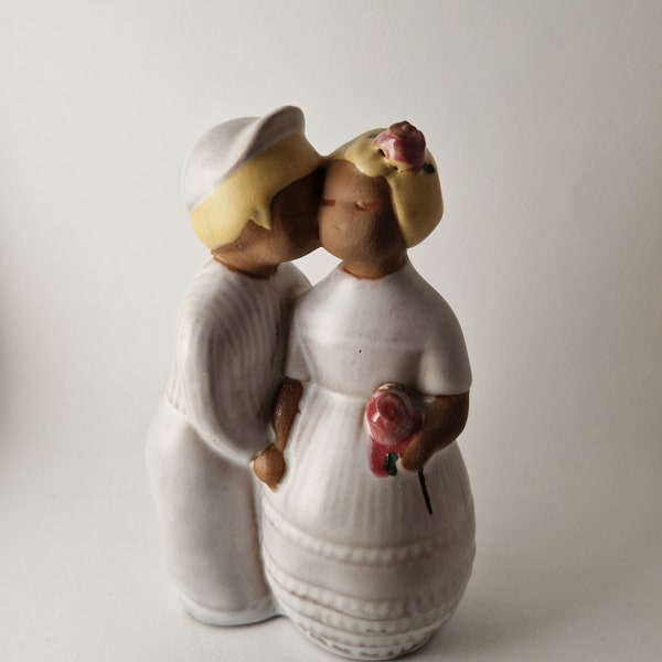 Vintage Jie Gantofta Edit Risberg Sweden Ceramics Couple Figurine