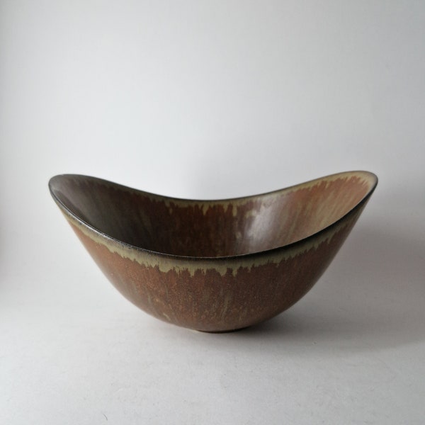 Rustic Gunnar Nylund Stoneware ARO Bowl Rörstrand