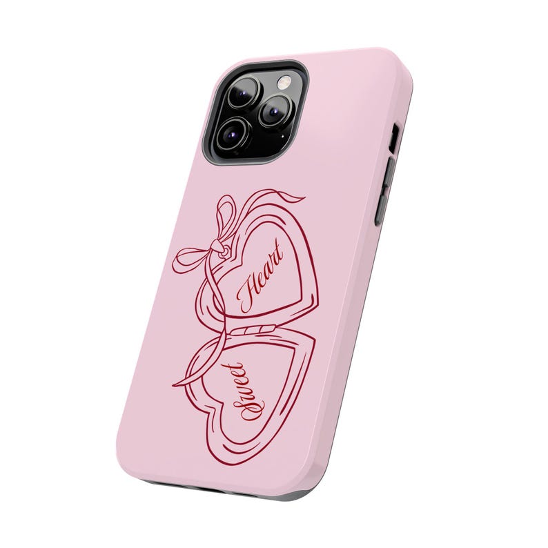 Pink Locket Sweet Heart iPhone Case image 4
