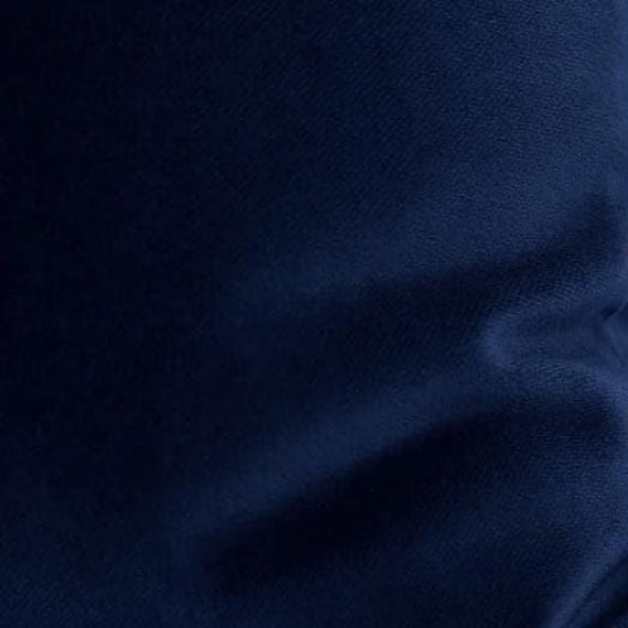 Dark Blue Cotton Velvet Fabric Upholstery Drapery Navy Velveteen Material Midnight Velvet Indigo Textile Sapphire Soft Velvet Fabric by Yard