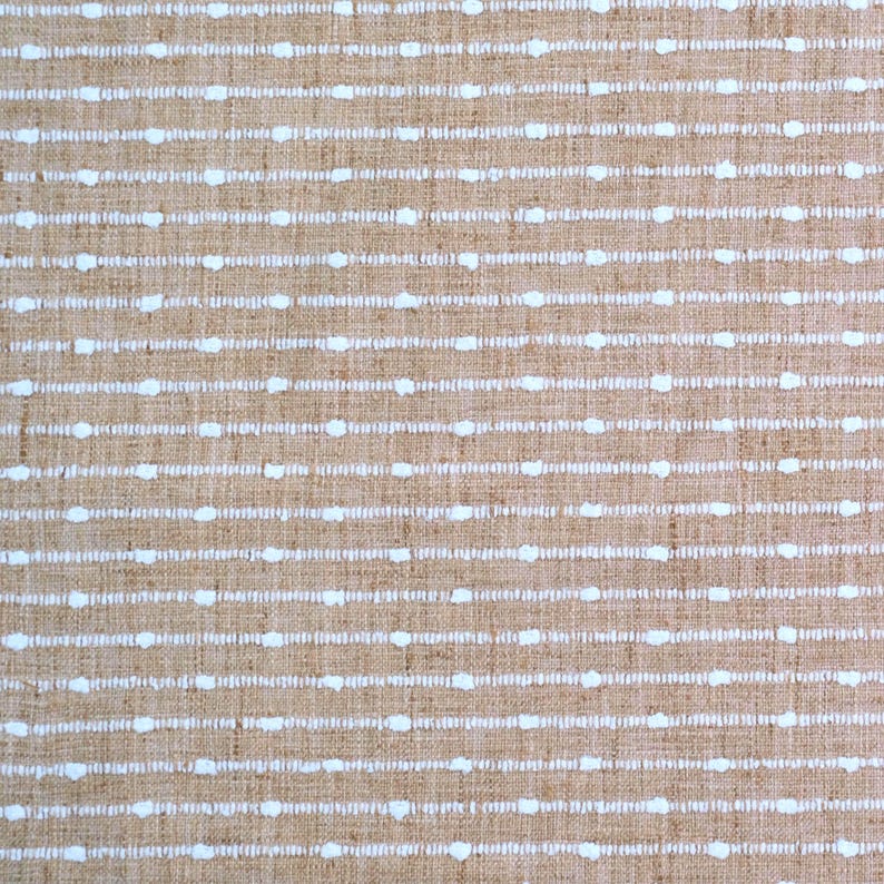 Tessuto a righe Harvest, trama intrecciata, motivo a chiocciola, motivo a groppone, materiale per tende artigianale, caldo e terroso, tappezzeria per la casa immagine 3