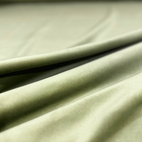 Sage Green Cotton Velvet Fabric by Yard Cotton Velveteen Textile Light Green Home Decor Craft Spring Pillow DIY Material Sage Meadow Velvet