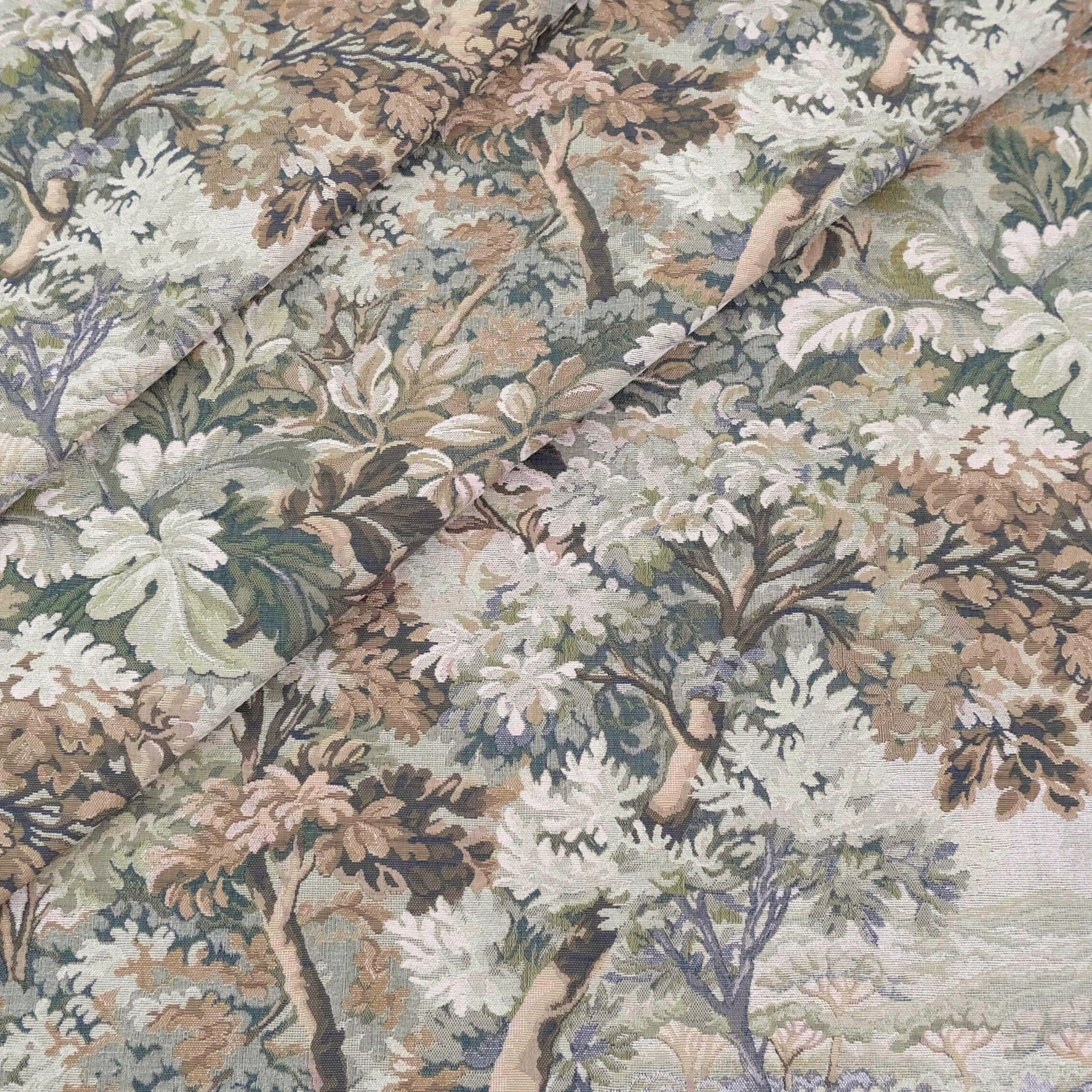 Mystic Sage Upholstery Fabric Tapestry Designer Fabric Botanical Woven