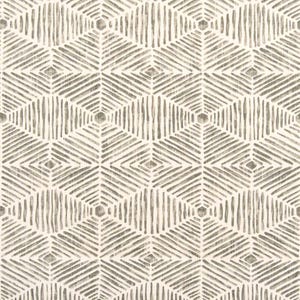 Neutrale geometrische stof op maat gesneden Tribal blokprintpatroon Modder doek Stijl Warm grijs crème Bekleding draperie Materiaal Kussensloop Decor