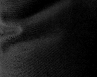 Onyx Schwarz Baumwolle Samt Textil Weich Plüsch Noir Vorhang Material Ebenholz Jet Stoff Schüttgut Glatte Vorhang Abdeckung Nähen Luxuriöse Versorgung