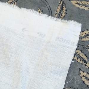 Organic Modern Fabric Neutral Foliage Print Designer Drapery Yardage Botanical Pattern Home Decor Linen Dark Charcoal Curtain Panel Fabric image 6