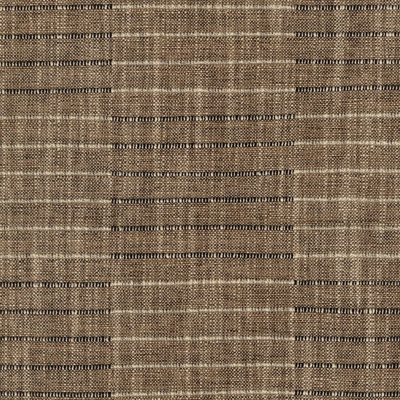 Cocoa Brown Upholstery Fabric by Yard Woven Checkerboard Heavy Dark Chocolate Color Furnishing Textile Plaid Blackout Drapery Bedroom Decor zdjęcie 1