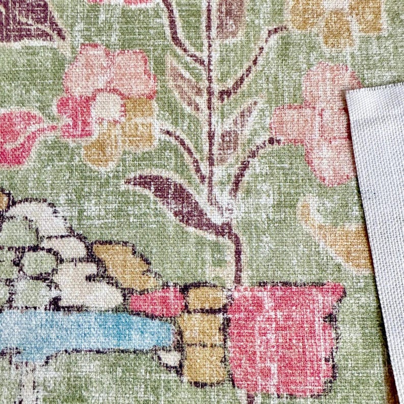 Hellgrüner Vogel-Muster-Stoff Lebhafter Baumwollstoff Pistaziengrüner Blumendrapierungs-Stoff Wohndekor-Stoff Massenvorrat Vorhang-Kissen-Stoff Bild 6