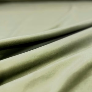 Sage Green Cotton Velvet Fabric by Yard Cotton Velveteen Textile Light Green Home Decor Craft Spring Pillow DIY Material Sage Meadow Velvet
