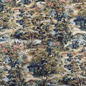 Tissu paysage pittoresque par mètre à grande échelle, impression de forêt européenne, designer, décoration d'intérieur, rembourrage, draperie, traitement de fenêtre, textile d'intérieur