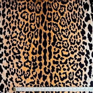 Leopard Print Velvet HighEnd Wild Feline Patterned Large Scale Exotic Textile Designer Jaguar Home Decor Upholstery Fabric Yardage Bulk image 10