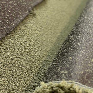 Boucle Fabric Moss Upholstery Textile Olive Nubbly Textured Green Chunky Bench Furnishing Material High Performance Upholstery Yardage Green image 5
