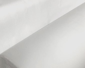 Feather Proof Ticking Fabric 63" Wide Bright White Heavy Quality Down Proof Pillow Cushion Bedding Multiuse Cotton Fabric By The Yard Down