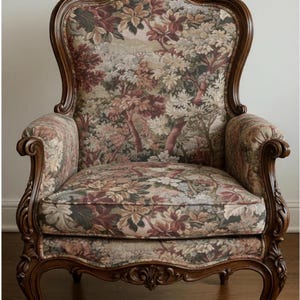Tapestry Upholstery Fabric by the Yard Verdure Foliage Scenic Woven Textile Heavyweight Jacquard Antique Style Woodrose Sofa Chair Drapery image 10