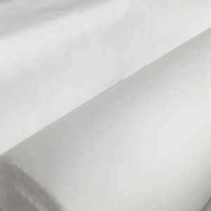 Feather Proof Ticking Fabric 63" Wide Bright White Heavy Quality Down Proof Pillow Cushion Bedding Multiuse Cotton Fabric By The Yard Down