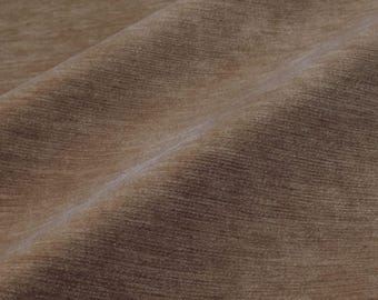 Tela de tapicería neutra de chenilla para coser, color topo cálido, sofá, cama, banco, cojín resistente, decoración del hogar, almohada, almohadilla para silla color canela, cortada a medida.