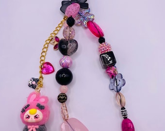Baby three keychain / bag charm accessory