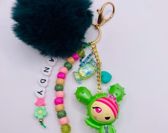 Toki Doki Sandy Cactus Bag charm/keychain accessory