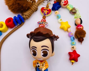 Cowboy woody Toy Story bag charm/accessory