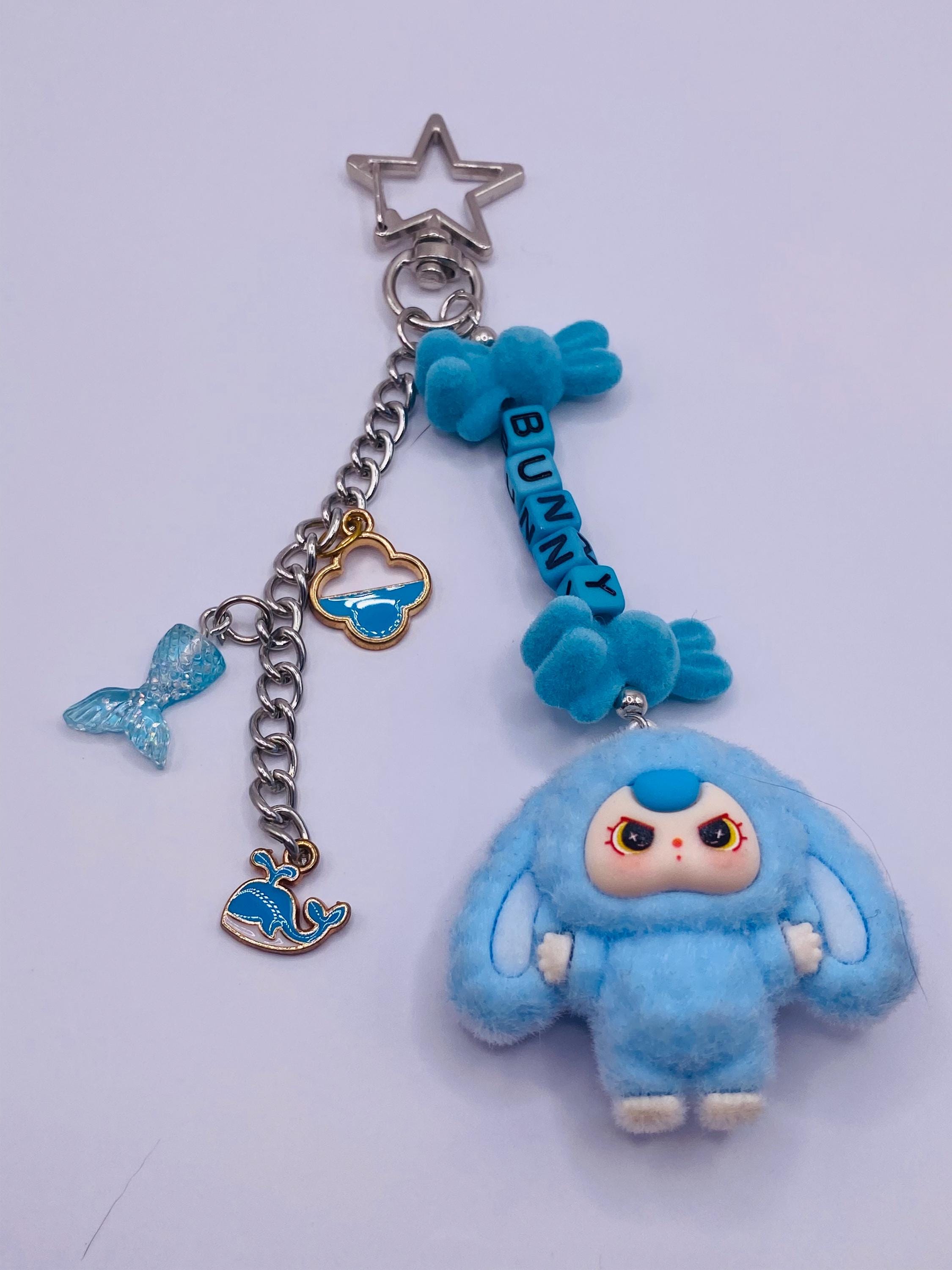 Mini Baby Three Keychain/bag Charm - Etsy