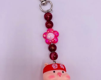 Mini pig keychain bag accessories