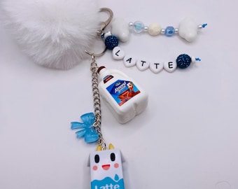 Toki doki latte Keychain/bag charm accessory