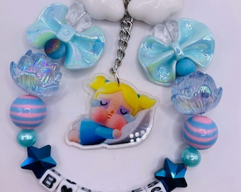 Crying Power Puff Girls Bubbles Keychain