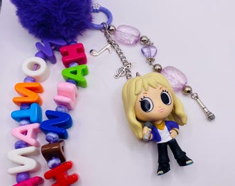 Hannah Montana nostalgic Funko keychain/bag charm