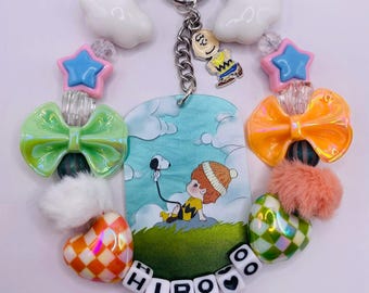 Hirono x Peanuts collab keychain