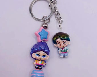 kpop demon hunters keychain