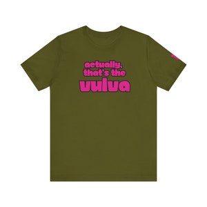 Actually, That&#39;s The VULVA Tee - Unisex Jersey Short Sleeve Tee