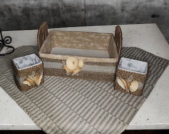 Handmade Containers with a unique design.