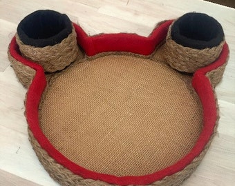Container Tray with 2-small Holders